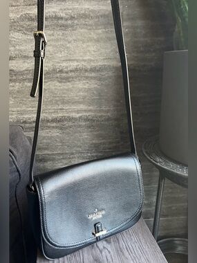 ♠️ Kate Spade Jackson street Gabrielle Black Crossbody Pebbled Leather WKRU5193